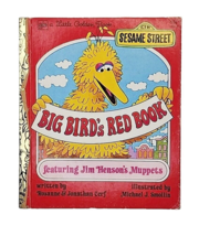 Big Birds Red Book A Little Golden Book 1979 Vintage Childrens Hardcover - £6.08 GBP