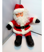 Christmas Plush Santa&#39;s Best Stuffed Plush Toy Dolls Santa Claus 18” Vin... - $11.00