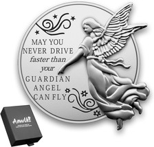 Car Guardian Angel Visor Clip Guardian Angel Medal Accessories Bless Driving Saf - £15.93 GBP