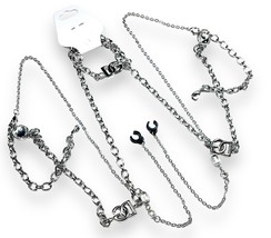 Dolce &amp; Gabbana DG 4416 Sunglasses Metal Crystal Chain / Strap Genuine I... - $163.10 CAD