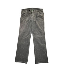 Woolrich Corduroy Pants Womens 16 Grey Gray Straight Leg Stretch Cotton Trousers - £14.39 GBP