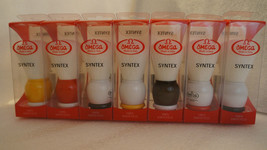 Omega Shaving Brush # 90075 Syntex 100% Synthetic MultiColor - $12.95