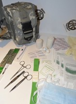 Acid Tactical 50+ Piece First Aid Molle Bag Medical Pouch Molle ACU Digi... - £32.85 GBP