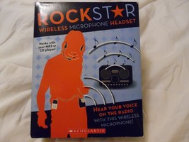 Scholastic Rockstar Wireless Microphone Headset Mp3 Cd Player Fm Transmitter - £31.47 GBP