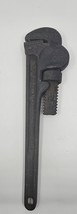 Vintage Rigid 14&quot; Heavy Duty Pipe Wrench The Ridge Tool Co Elyria Ohio USA - $28.21