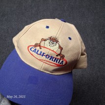 Vintage Warner Bros Taz California Baseball Cap Hat Looney Tunes Snapbac... - $26.69