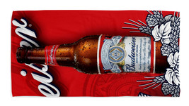 Budweiser Bottle Beer Beach Bath Towel Swimming Pool Holiday Gym Vacation Gift - £18.07 GBP+