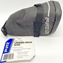 Zefal Deluxe Under Seat Bag for Bicycle, Zipper Storage, Hook Loop Closure, NEW - £7.43 GBP