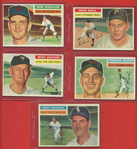 1956 Topps Lot Of 14 Baseball Cards All MID-GRADE Or Better !! - £59.93 GBP