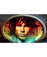 THE DOORS JIM MORRISON  Epoxy PHOTO MUSIC BELT BUCKLE - $22.99 CAD
