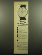 1960 Eterna-Matic Centenaire 61 Watch Ad - Thin.. Elegant.. new.. - £11.98 GBP