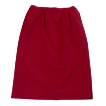 Pendleton Red Virgin Wool Skirt Size 10 Petite - $45.99