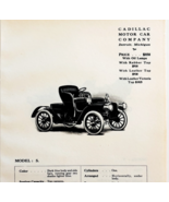 1908 Cadillac Motor Car Model S Print Catalog Advertisement Automobilia ... - $39.99