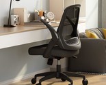 Hbada Modern Desk Comfort Swivel Home Office Task Chair In Beige With Fl... - £132.91 GBP