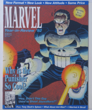 Marvel Year-in-Review 1992 Punisher Cover Hulk Foot Spary Ad Back Cover - £3.58 GBP