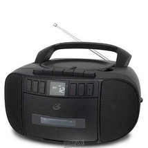 GPX BCA209B Portable Am/FM Boombox w\ CD, Radio and Cassette Player, Black ILive - £37.96 GBP