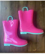 Kids Pink Rubber Rain Boots - NEW! - $15.38 CAD
