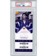 Kobe Bryant Dear Basketball Retirement Authentic Ticket 11/29/15 PSA 6 L... - £267.32 GBP