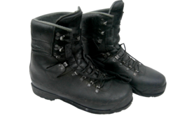 Austrian army Meindl Goretex Mountain boots Black mountain paratrooper Vibram - $50.00