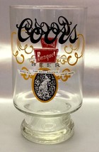 Coors Banquet Beer Glass Vintage 1980&#39;s Large 32oz Size Logo Double-Sided - £5.39 GBP