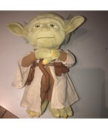 Disney Store Original Stamped Star Wars Yoda Plush Toy Doll Figure 12 inch - $19.79