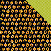 Spooktacular Collection Halloween 12 X 12 Double Sided Paper Pumpkin Day - £51.68 GBP