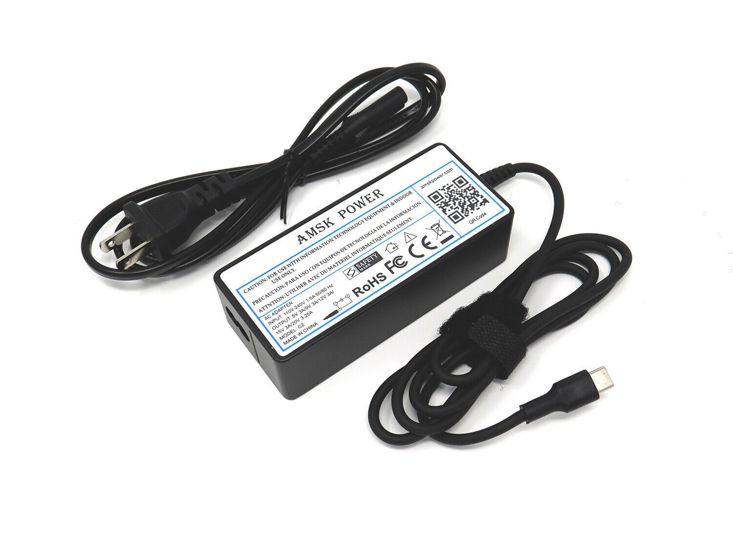 AC Adapter For Samsung Galaxy Book2 360 13" NP930QED Laptop Power Cord USB-C 65W - $15.74