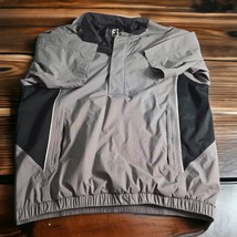 DryJoys By Foot Joy Shirt Men&#39;s XL GRAY/ Black Short Sleeve Wind Rain Shirt Golf - £58.50 GBP