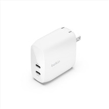 Belkin WCB010DQWH 60W(30W 30W) DUAL USBC CHRGR - $77.51