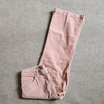St Johns Bay Stretch Bootcut Corduroy Pants Womens 12 (Petite) Dusty Rose Cotton - £17.10 GBP