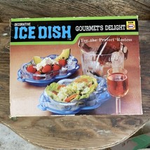 NEW In Box Vintage Hostess Set Decorative Ice Dish No. 3 Leaf Style MCM - £6.24 GBP