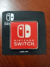 Nintendo Switch Logo - Square Lapel Pin Collectible - 2017 - £5.41 GBP