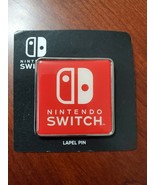 Nintendo Switch Logo - Square Lapel Pin Collectible - 2017 - £5.41 GBP