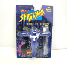 Vintage Marvel Comics Venom Spiderman Super Heroes Bendable Toothbrush 1996 NEW - £13.09 GBP