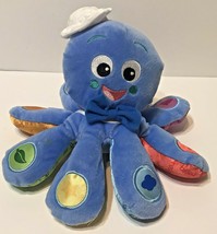 Baby Einstein Musical Octopus 9” Plush Blue Stuffed Toy Works 3 Languages  - £8.45 GBP