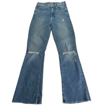 mother the hustler ankle fray understudy teaming up Jeans Size 24 - $79.19