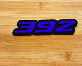 392 Car Emblems 2x Dark Blue Black 392 Side Car Fender Badges 3D for 392... - $469.19 MXN