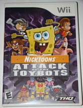 Nintendo Wii - Thq - Nick Toons Attack Of The Toy Bots (Complete With Manual) - $15.00