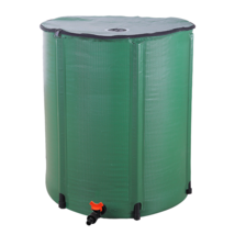 66 Gallon Folding Rain Barrel Water Collector Green - £75.10 GBP