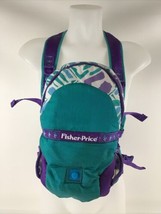 Vintage 1994 Fisher Price Baby Carrier Wearing Flip Backpack Sling Hiking 90s - £93.41 GBP
