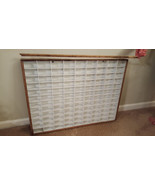Matchbox - Hot Wheels Wall Display Case W/MODIFIED COVER 1/64  White w/W... - $179.00