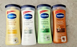 4 Pack Vaseline Intensive Care For Dry Skin Non Greasy Body Lotion 10 Fl Oz Each - £26.47 GBP