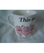 Recycled Paper Products This Mud&#39;s For You Pig Mug - £2.38 GBP