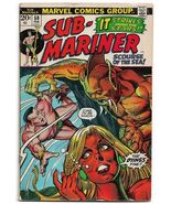Sub-Mariner #58 (1973) *Marvel Comics / Cover Artwork By Gil Kane / Tamara* - $74.59 MXN