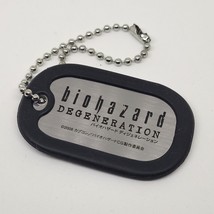 Biohazard Degeneration Dogtag Keychain - 2008 Capcom Japan Resident Evil - £26.66 GBP