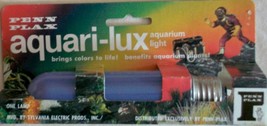 Penn Plax Aquari Lux 40 Watt Incandescent Plant Growth Clear Aquarium Bulb New - $0.93