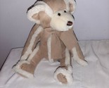 Bath &amp; Body Works Gingerbread Teddy Bear Stuffed Toy 9” Faux Suede - $9.99