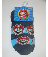 SUPER MARIO - NO-SHOWS 1 Pair - Kid Size: 6-8 1/2 - Shoe Size: 7 1/2 - 3... - $10.94 CAD