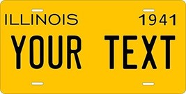 Illinois 1941 Personalized Tag Vehicle Car Auto License Plate - £13.09 GBP