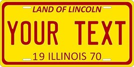 Illinois 1970 Personalized Tag Vehicle Car Auto License Plate - £13.12 GBP